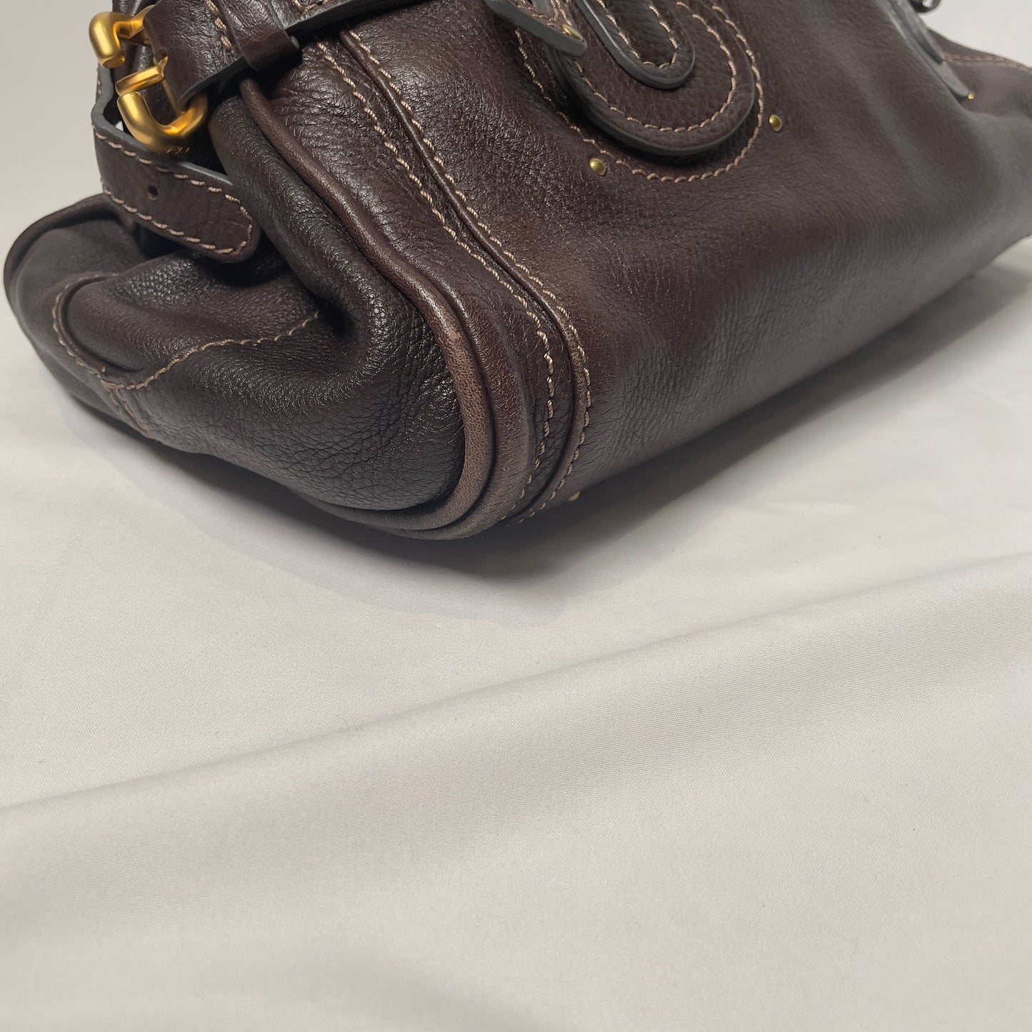 💎 Pre-owned CHLOÉ 2011 brown paddington bag Swarovski 💎