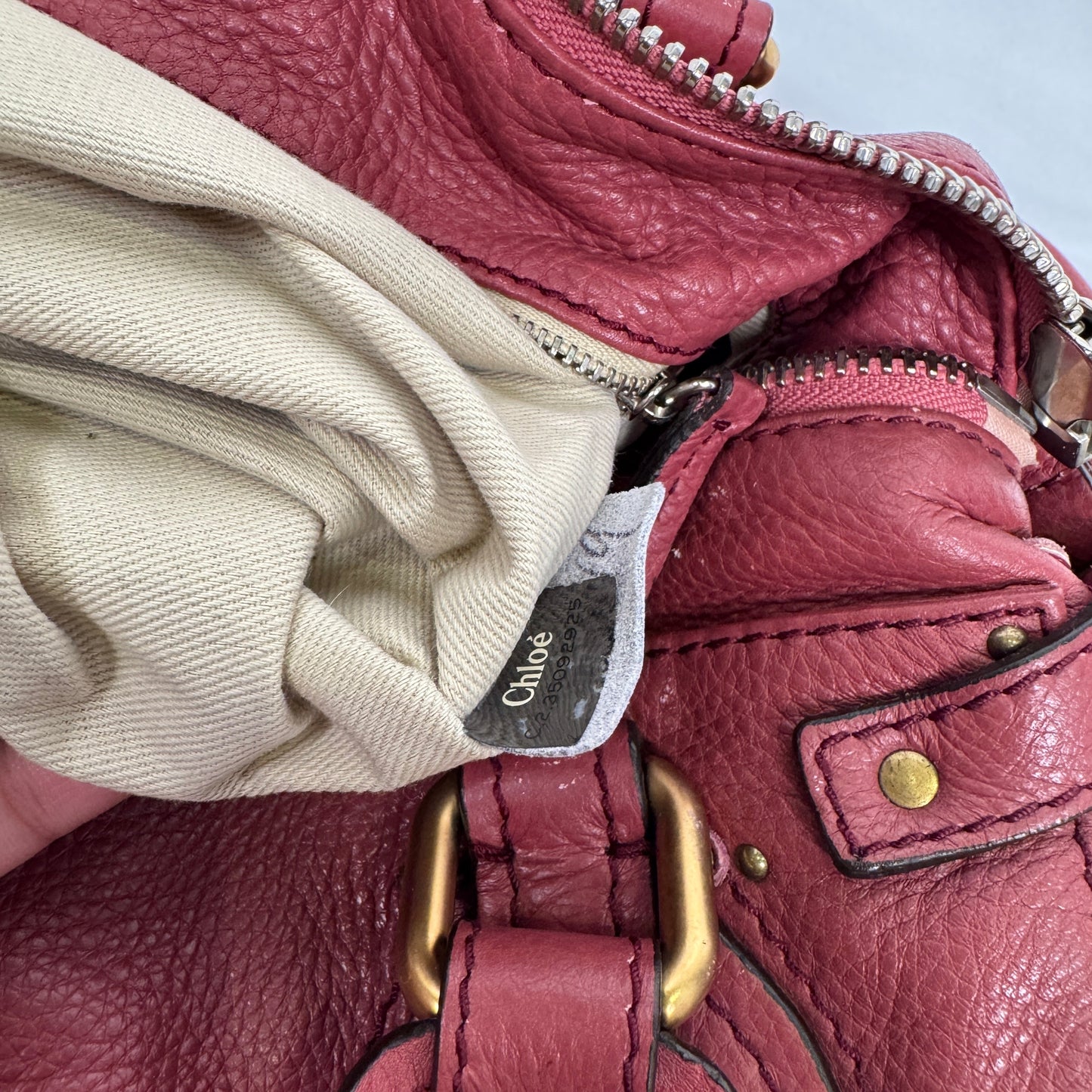 💎 Pre-owned Chloé 2009 pink paddington 💎