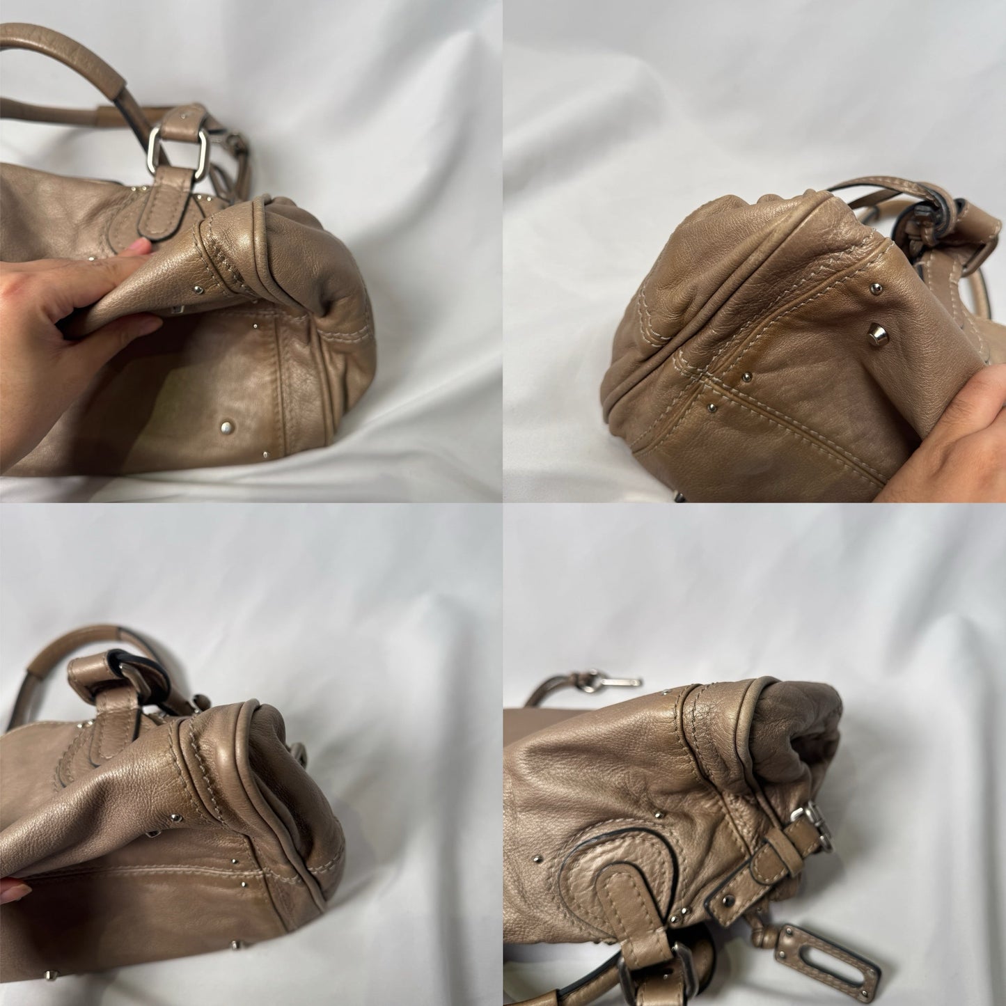 💎 Pre-owned CHLOÉ 2007 light silver paddington 💎