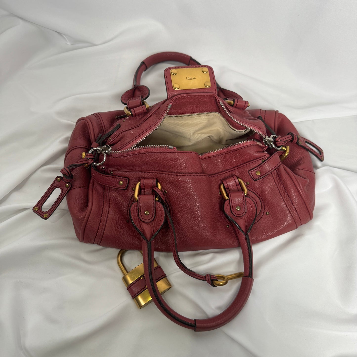 💎 Pre-owned Chloé 2009 pink paddington 💎