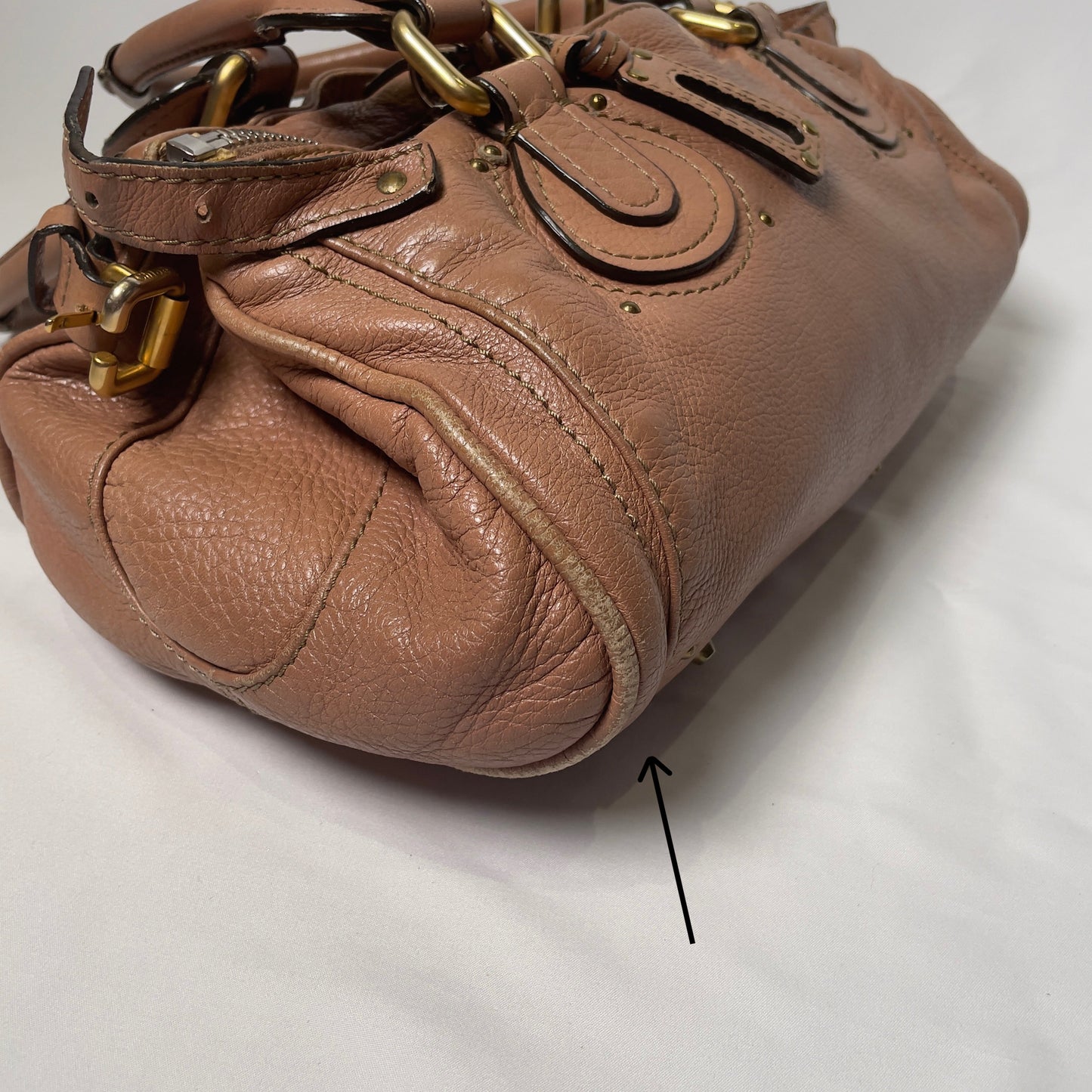 ๐ Pre-owned CHLOร 2009 dusty rose paddington medium ๐