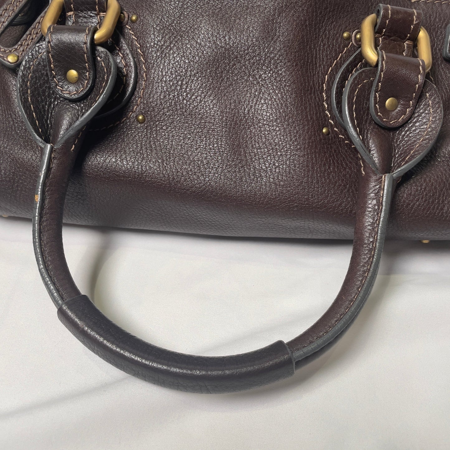 💎 Pre-owned CHLOÉ 2011 brown paddington bag Swarovski 💎