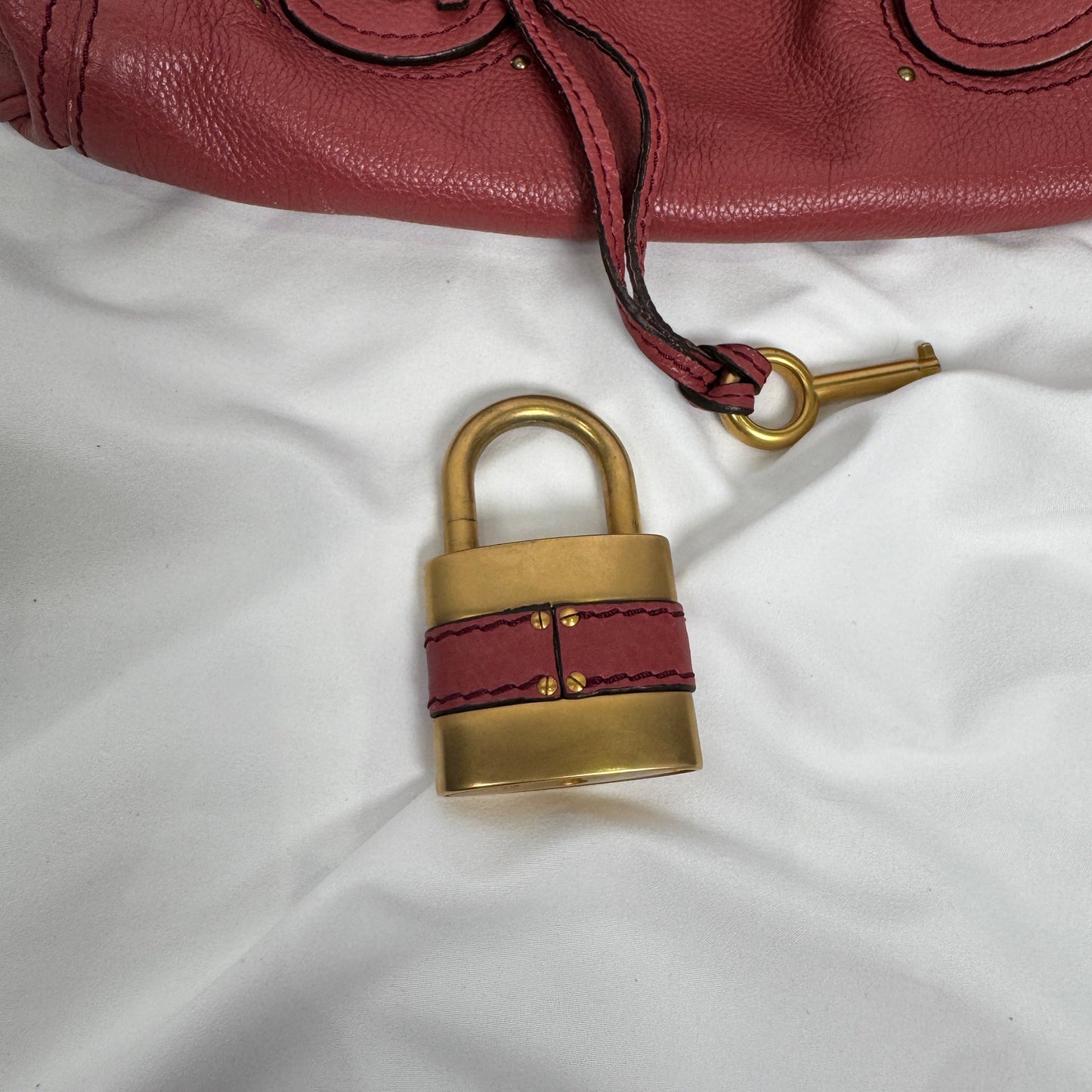 💎 Pre-owned Chloé 2009 pink paddington 💎