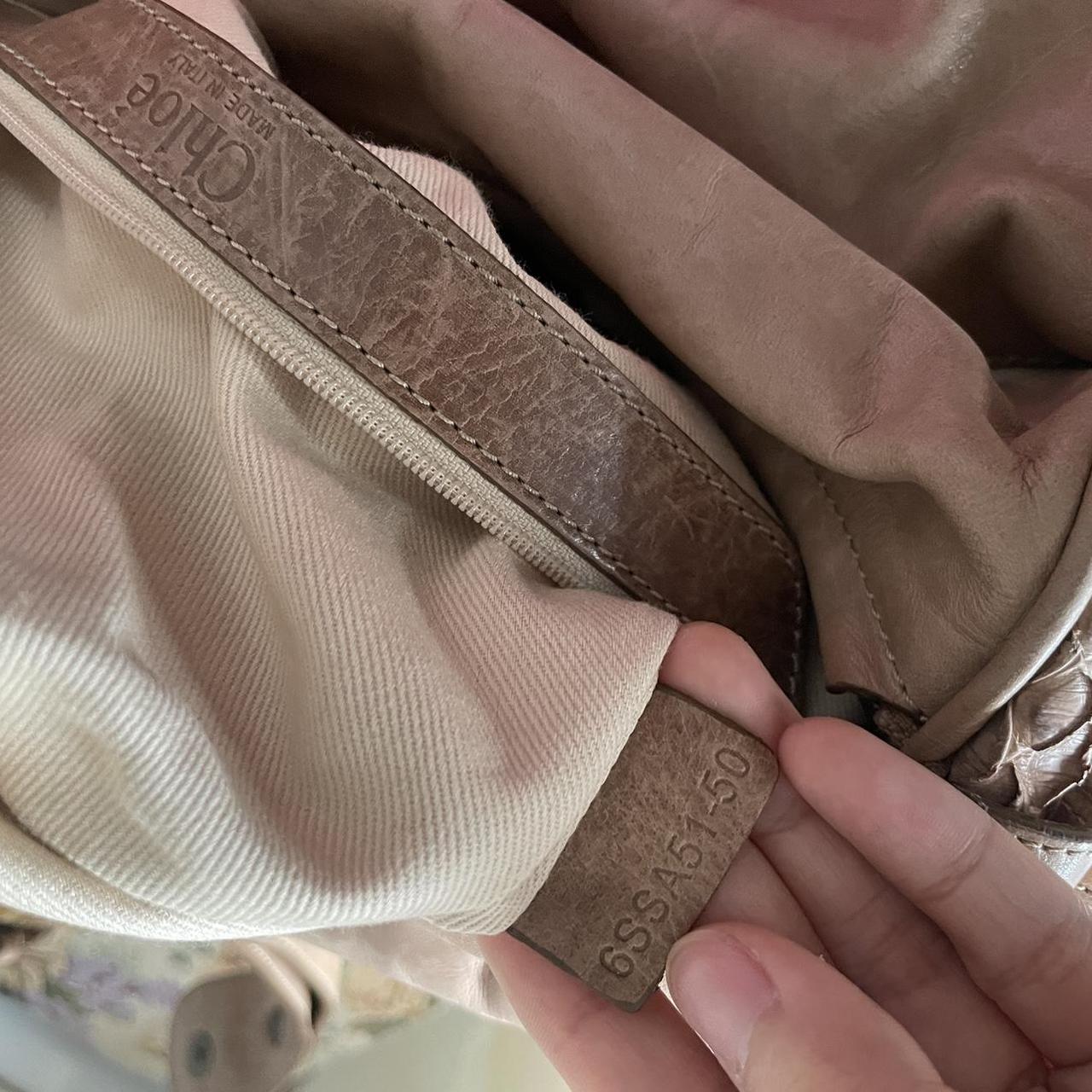 Vintage 2010 Chloé Brown Python Silverado