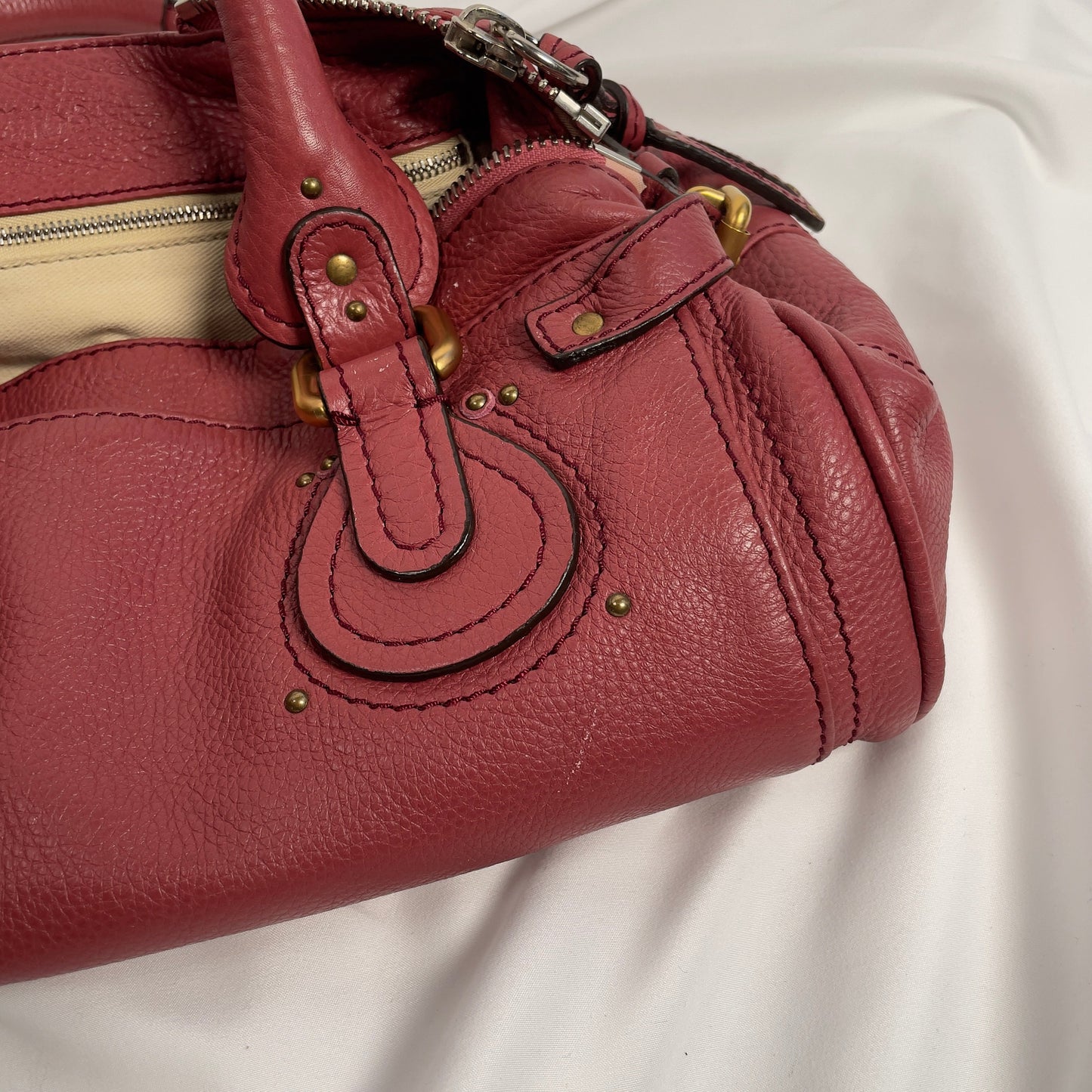 💎 Pre-owned Chloé 2009 pink paddington 💎