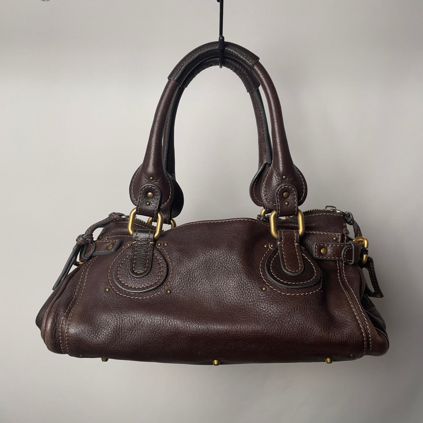 💎 Pre-owned CHLOÉ 2011 brown paddington bag Swarovski 💎