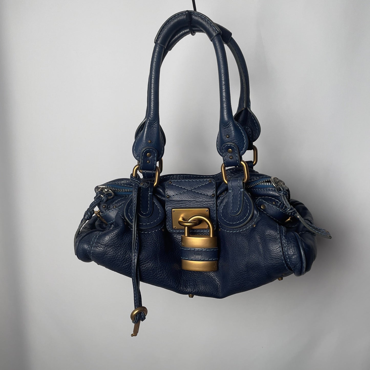 💎 Pre-owned CHLOÉ 2005 navy paddington 💎