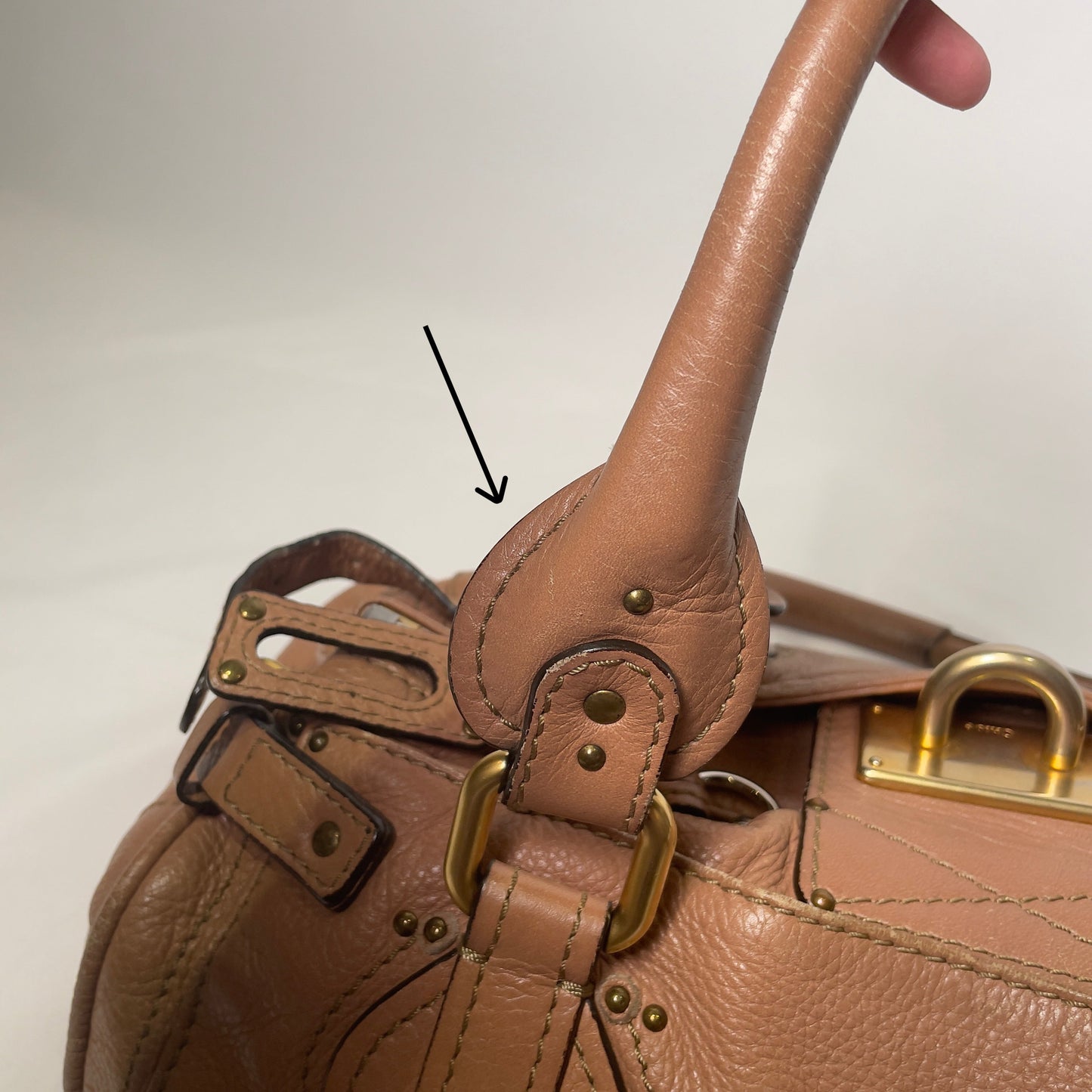 ๐ Pre-owned CHLOร 2009 dusty rose paddington medium ๐