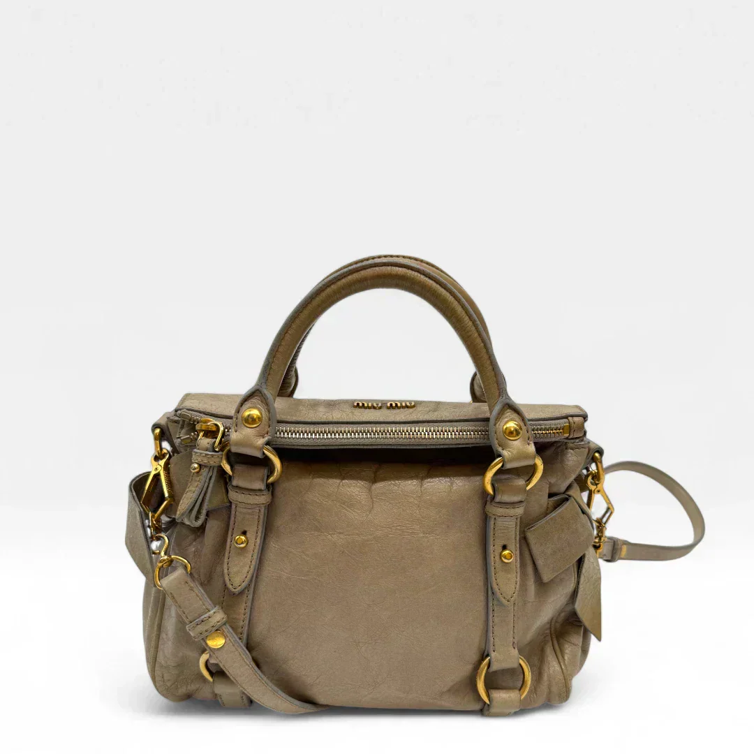💎 Pre-owned Miu Miu handbag Vitello Satchel small 💎