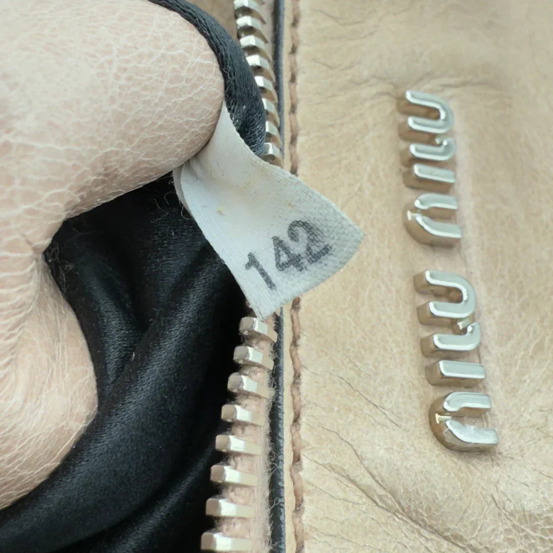 Miu Miu handbag Vitello Satchel small in pink