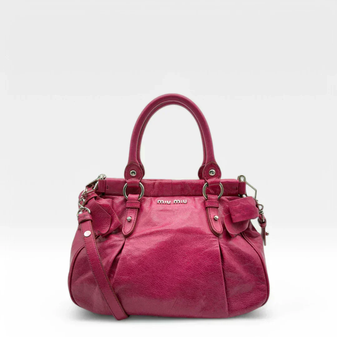 💎 Pre-owned Miu Miu handbag Vitello pink 💎