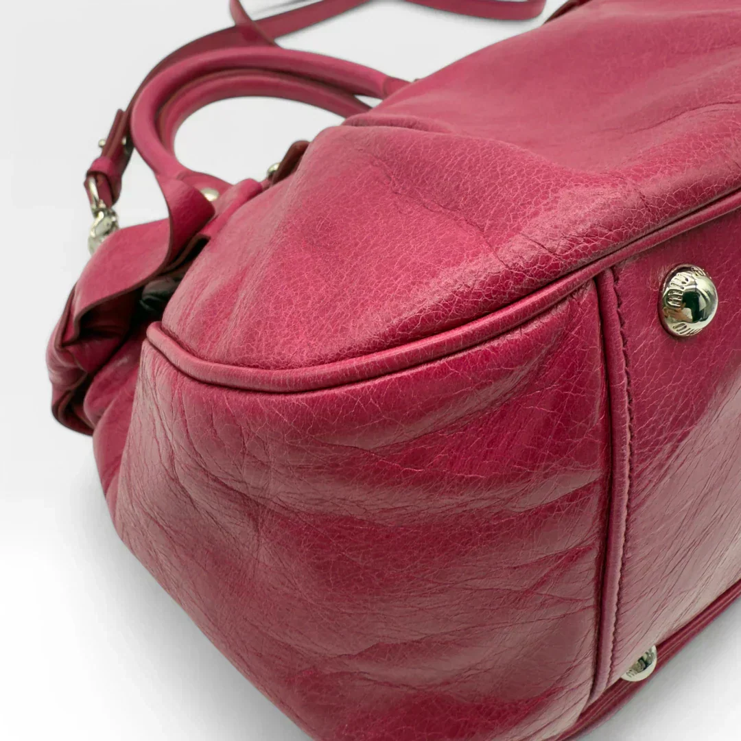 💎 Pre-owned Miu Miu handbag Vitello pink 💎