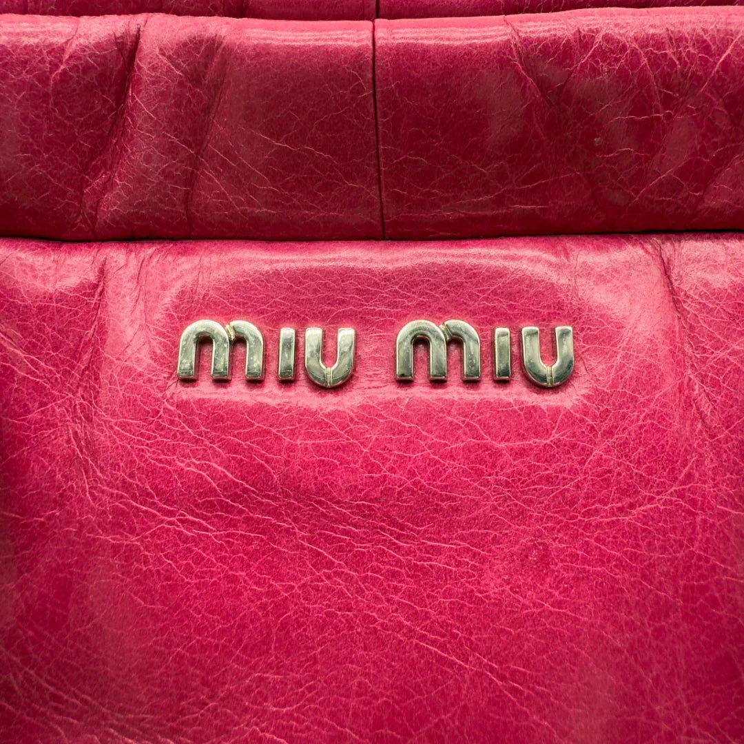 💎 Pre-owned Miu Miu handbag Vitello pink 💎