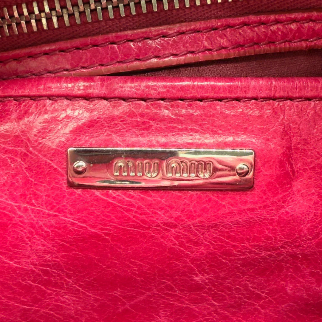 💎 Pre-owned Miu Miu handbag Vitello pink 💎