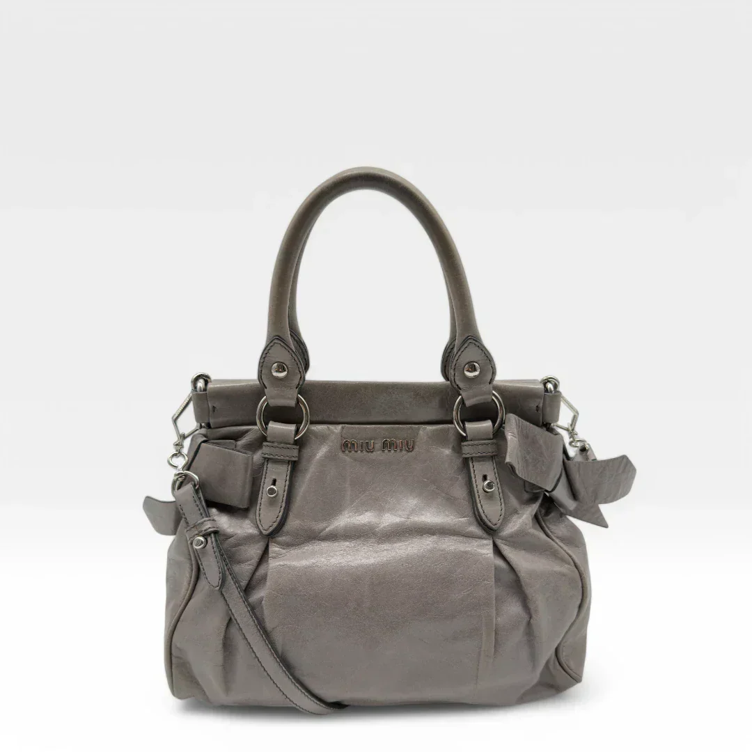 Miu Miu handbag Vitello grey