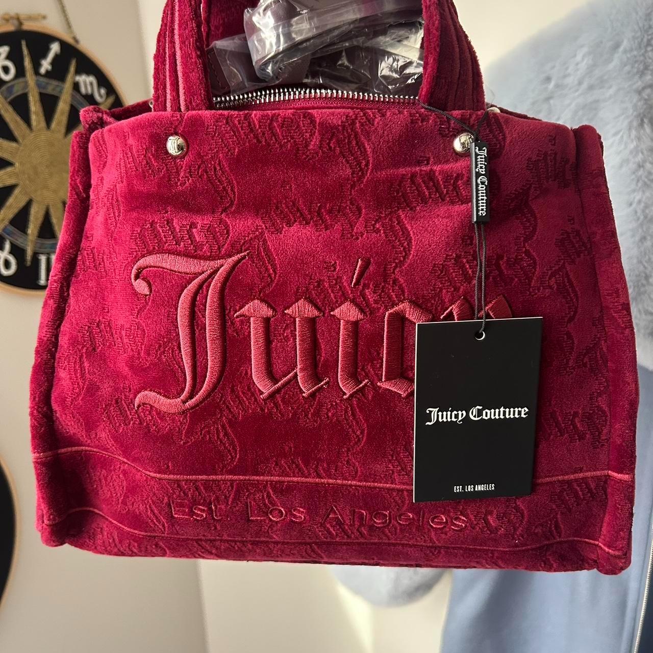 NWT Juicy Couture UK Burgundy Red Tote