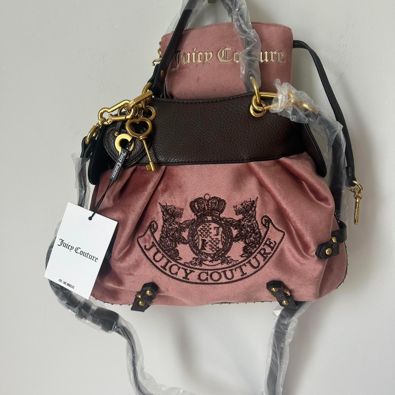 NWT Pink Juicy Couture UK Bag w/ Scottie Dog