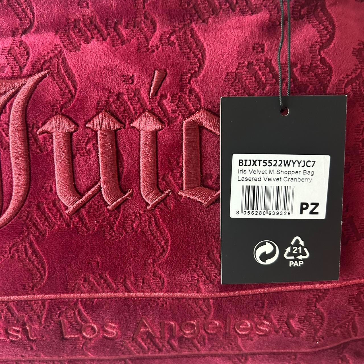 NWT Juicy Couture UK Burgundy Red Tote