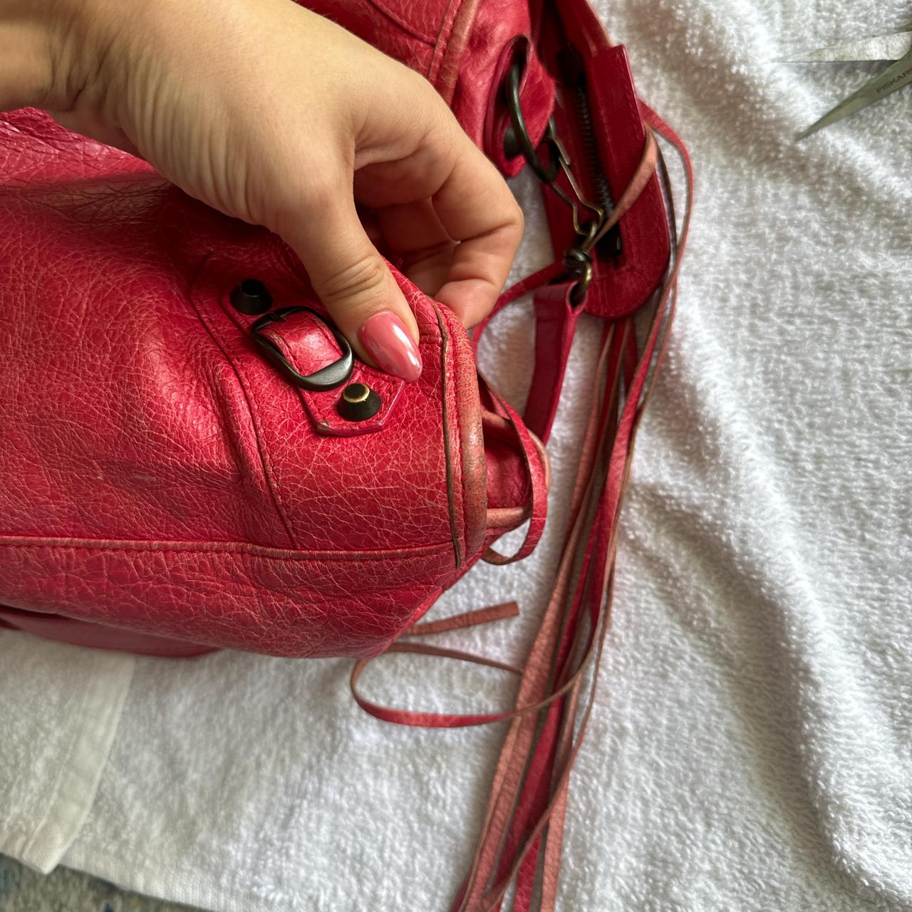 Authentic Balenciaga City Bag – Red/Pinkish (Medium)