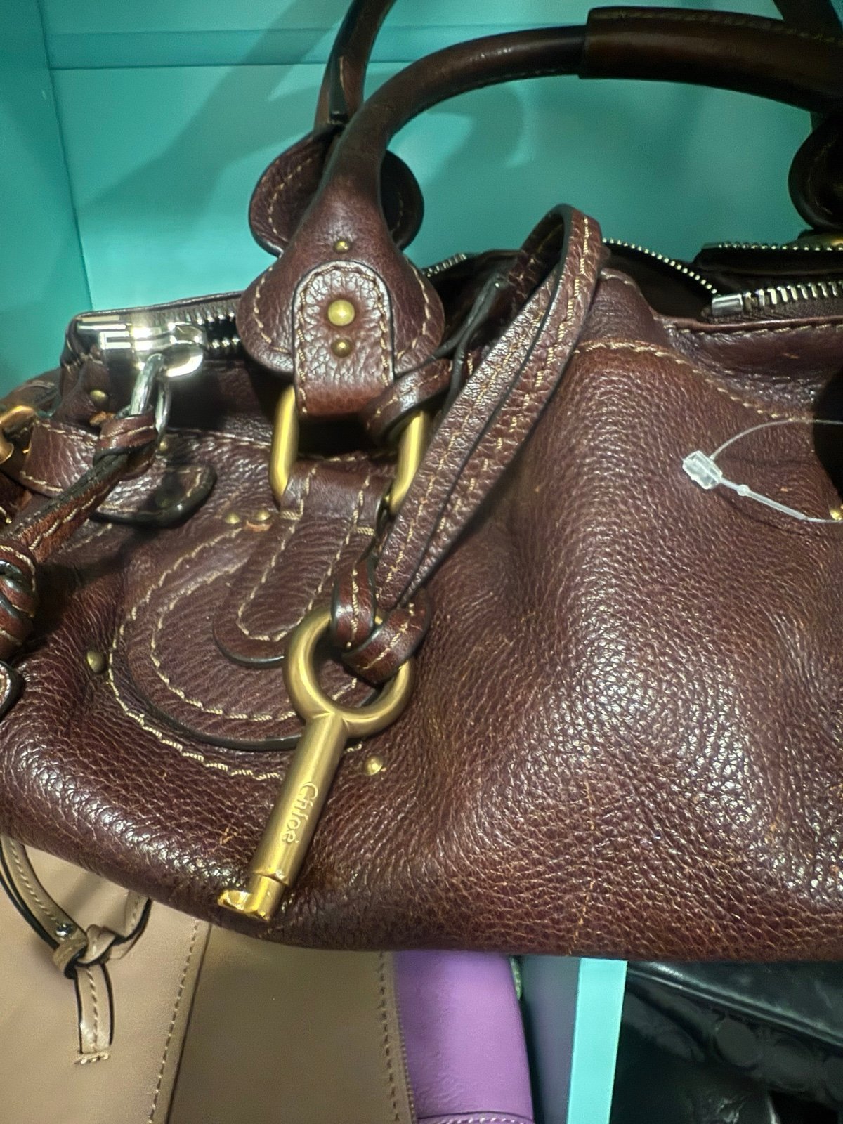 💎 Pre-owned Chloe paddington brown handbag 💎