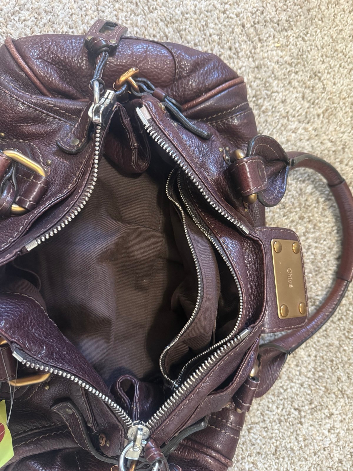 💎 Pre-owned Chloe paddington brown handbag 💎