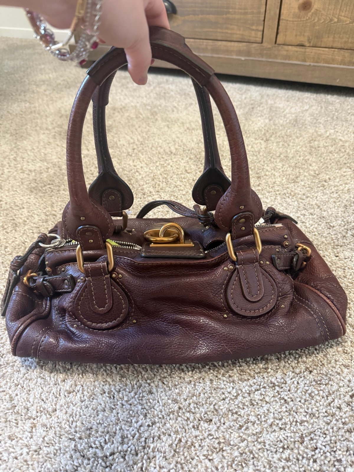 💎 Pre-owned Chloe paddington brown handbag 💎