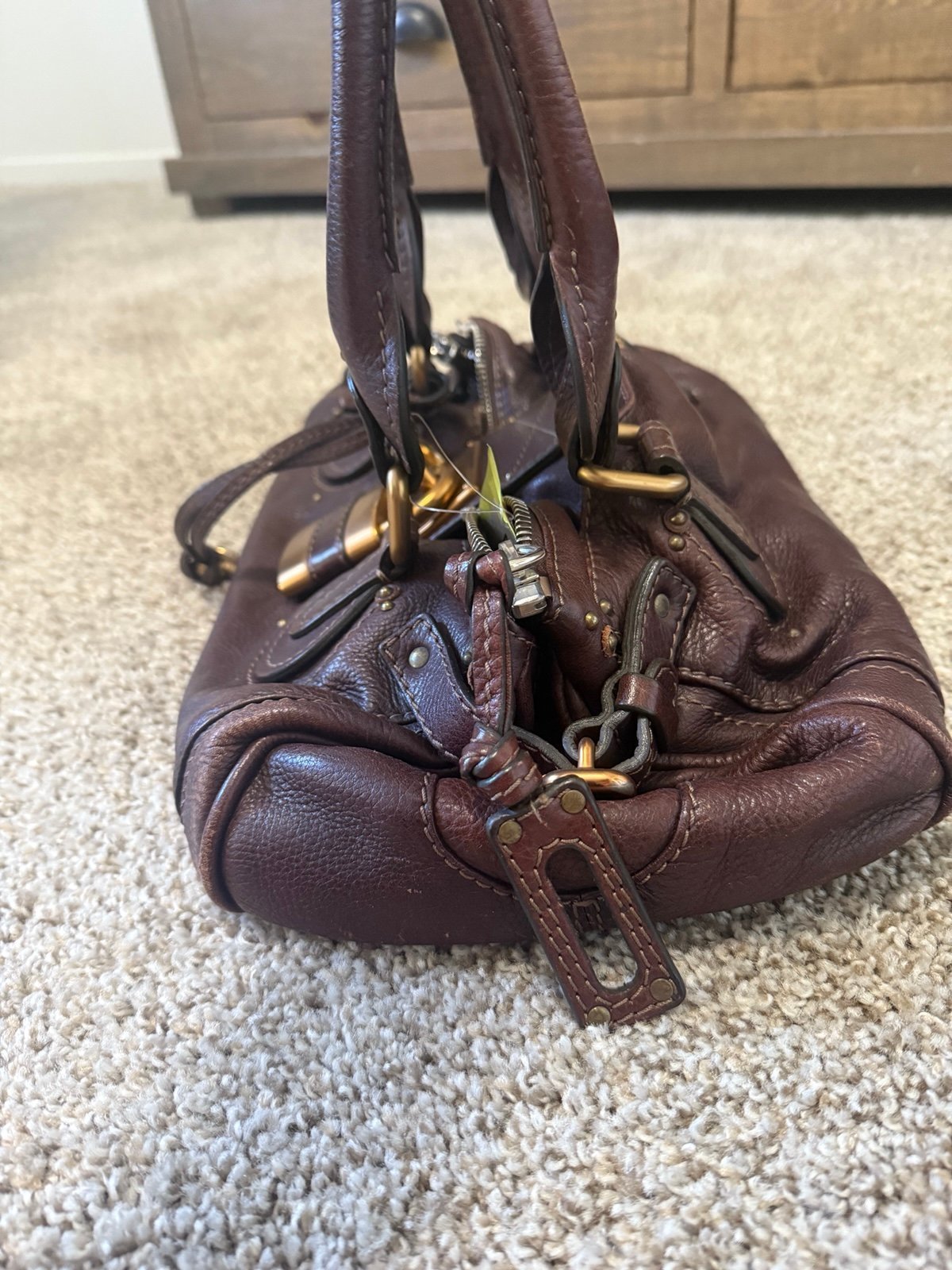 💎 Pre-owned Chloe paddington brown handbag 💎