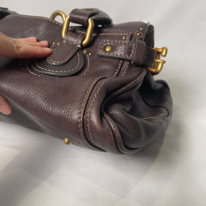 💎 Pre-owned CHLOÉ 2011 brown paddington bag Swarovski 💎