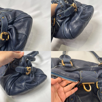 💎 Pre-owned CHLOÉ 2005 navy paddington 💎
