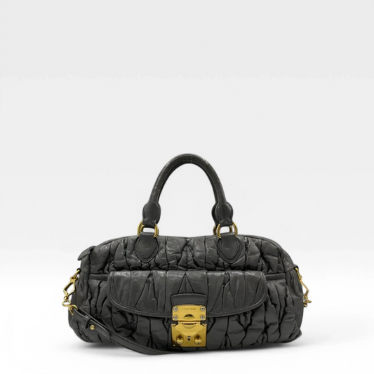 Miu Miu handbag elongated grey