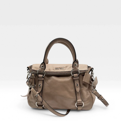 Miu Miu handbag Vitello Satchel small in pink