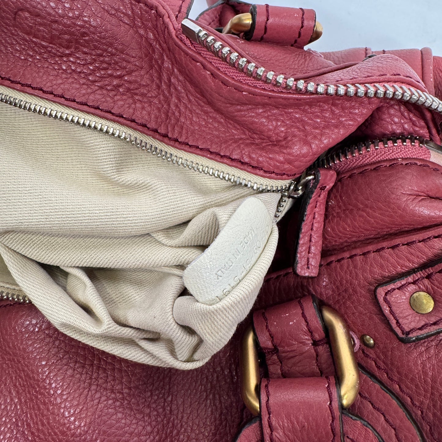 💎 Pre-owned Chloé 2009 pink paddington 💎