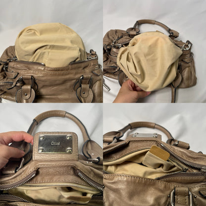 💎 Pre-owned CHLOÉ 2007 light silver paddington 💎