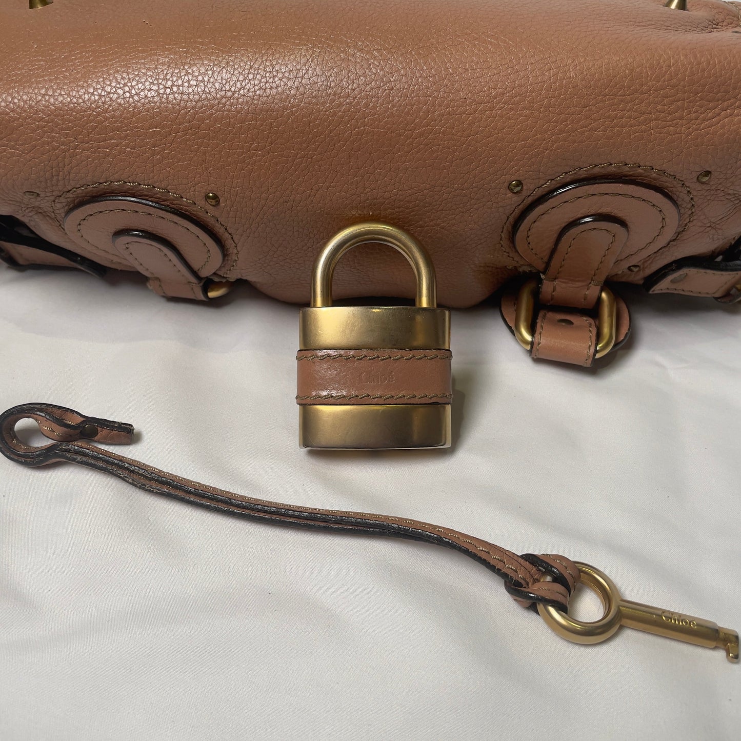 💎 Pre-owned CHLOÉ 2009 dusty rose paddington medium 💎