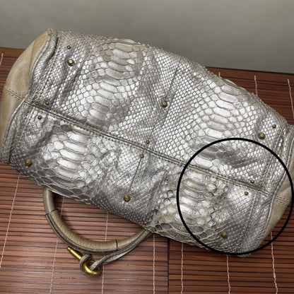 💎 Pre-owned CHLOÉ 2008 limited editon python paddington bag 💎