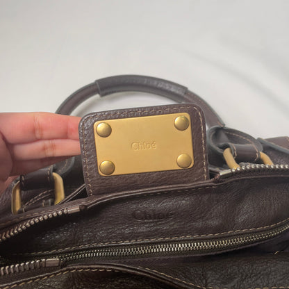 💎 Pre-owned CHLOÉ 2011 brown paddington bag Swarovski 💎