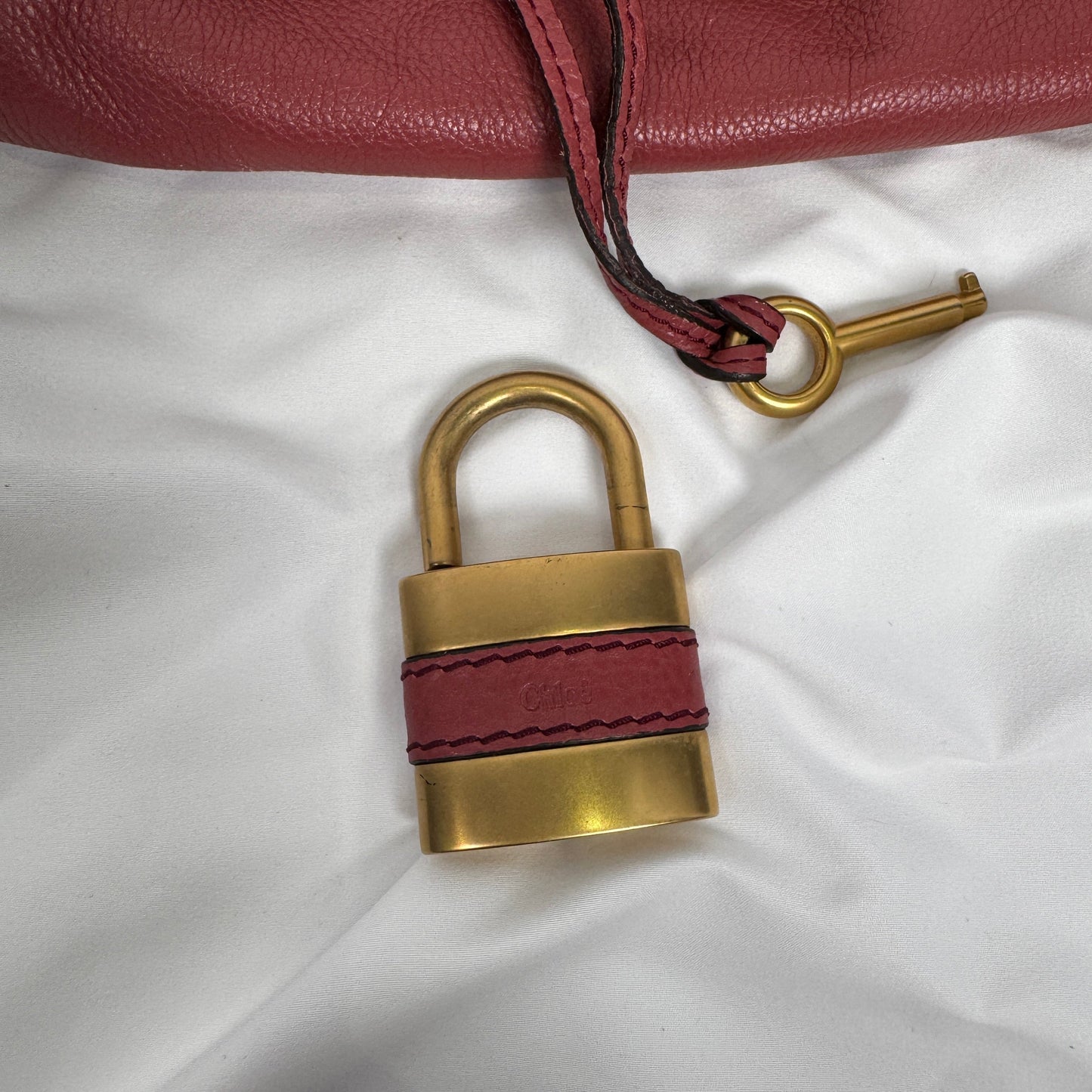 💎 Pre-owned Chloé 2009 pink paddington 💎
