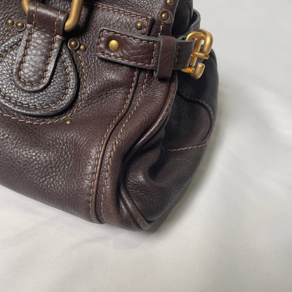 💎 Pre-owned CHLOÉ 2011 brown paddington bag Swarovski 💎