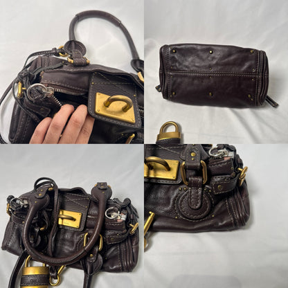 💎 Pre-owned CHLOÉ 2007 brown mini paddington 💎