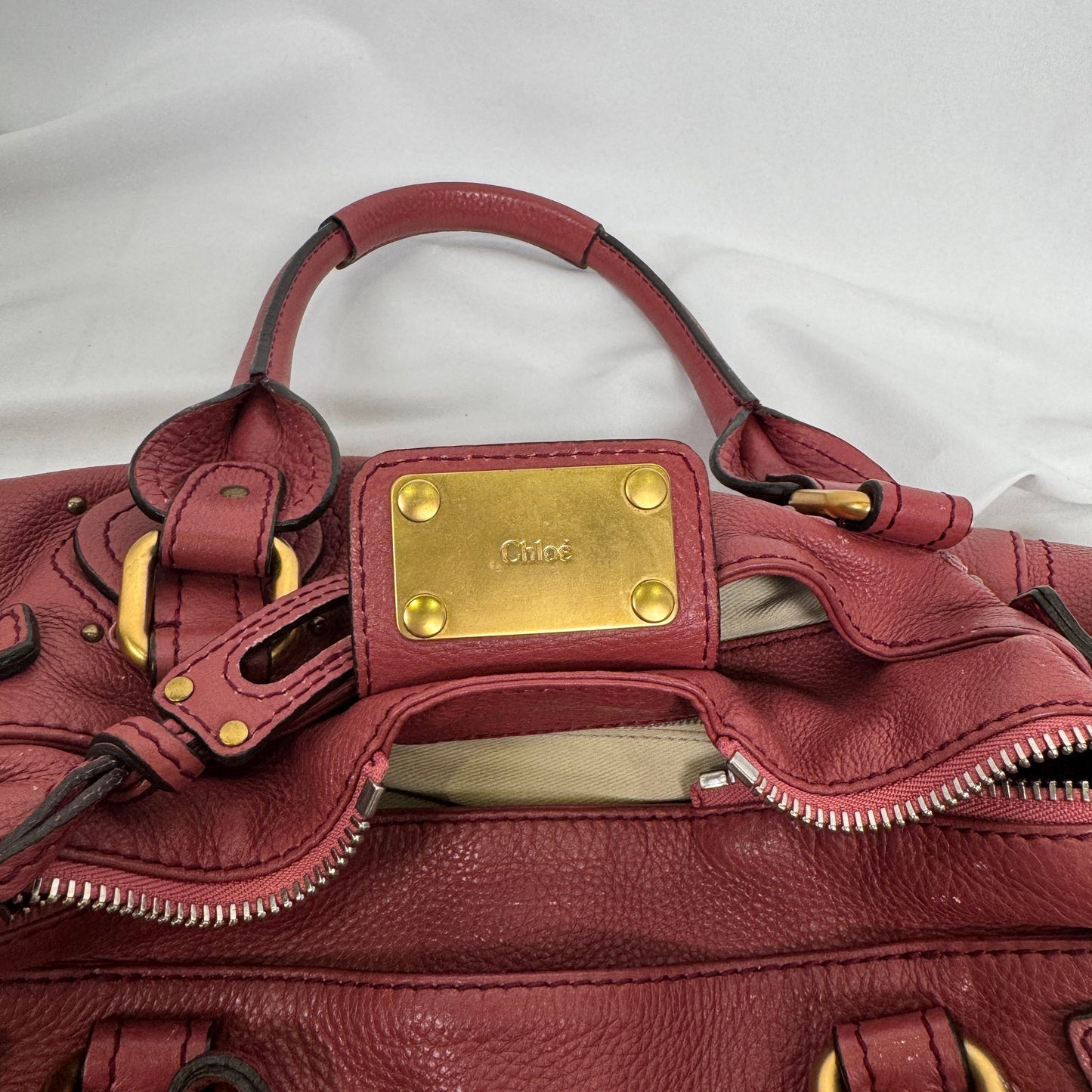 💎 Pre-owned Chloé 2009 pink paddington 💎