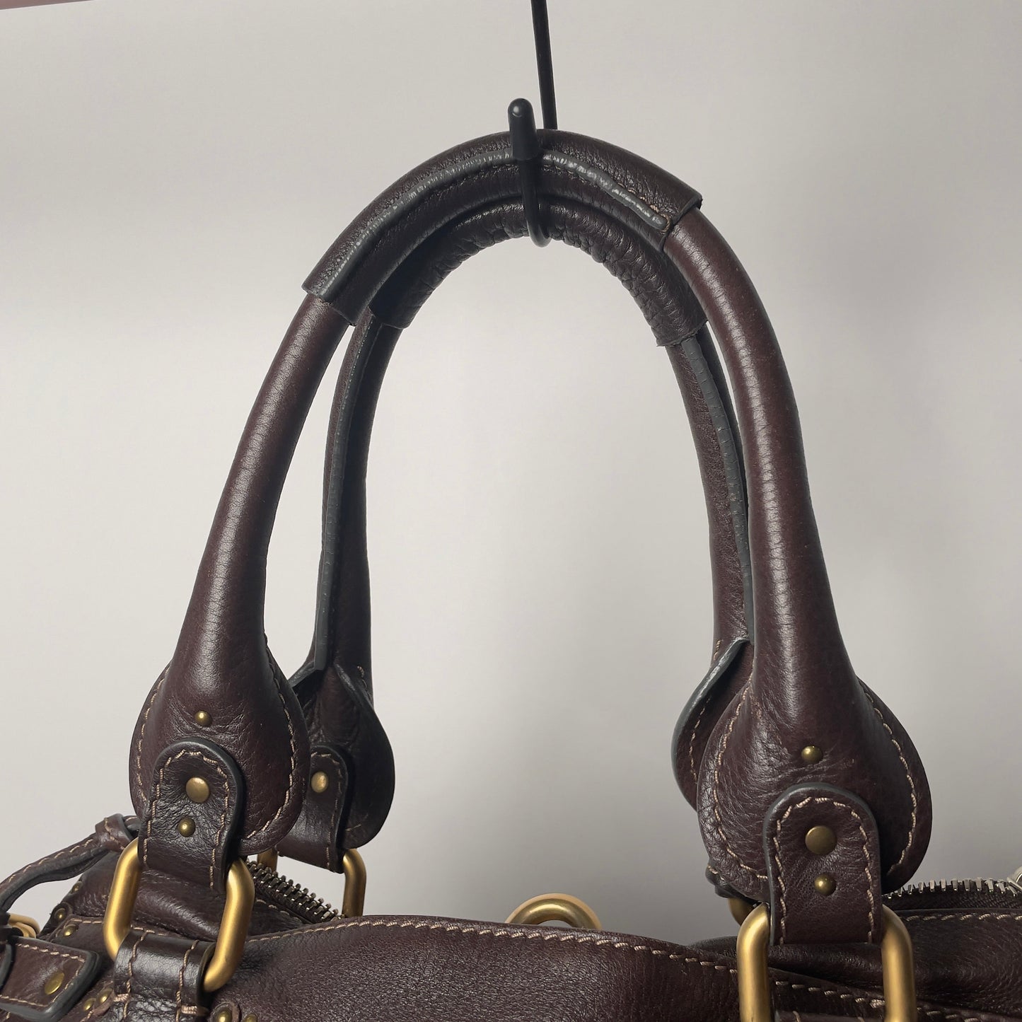 💎 Pre-owned CHLOÉ 2011 brown paddington bag Swarovski 💎