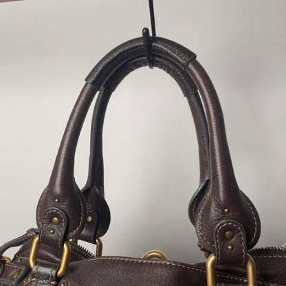 💎 Pre-owned CHLOÉ 2011 brown paddington bag Swarovski 💎