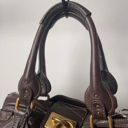 💎 Pre-owned CHLOÉ 2011 brown paddington bag Swarovski 💎