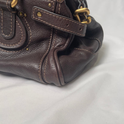 💎 Pre-owned CHLOÉ 2011 brown paddington bag Swarovski 💎