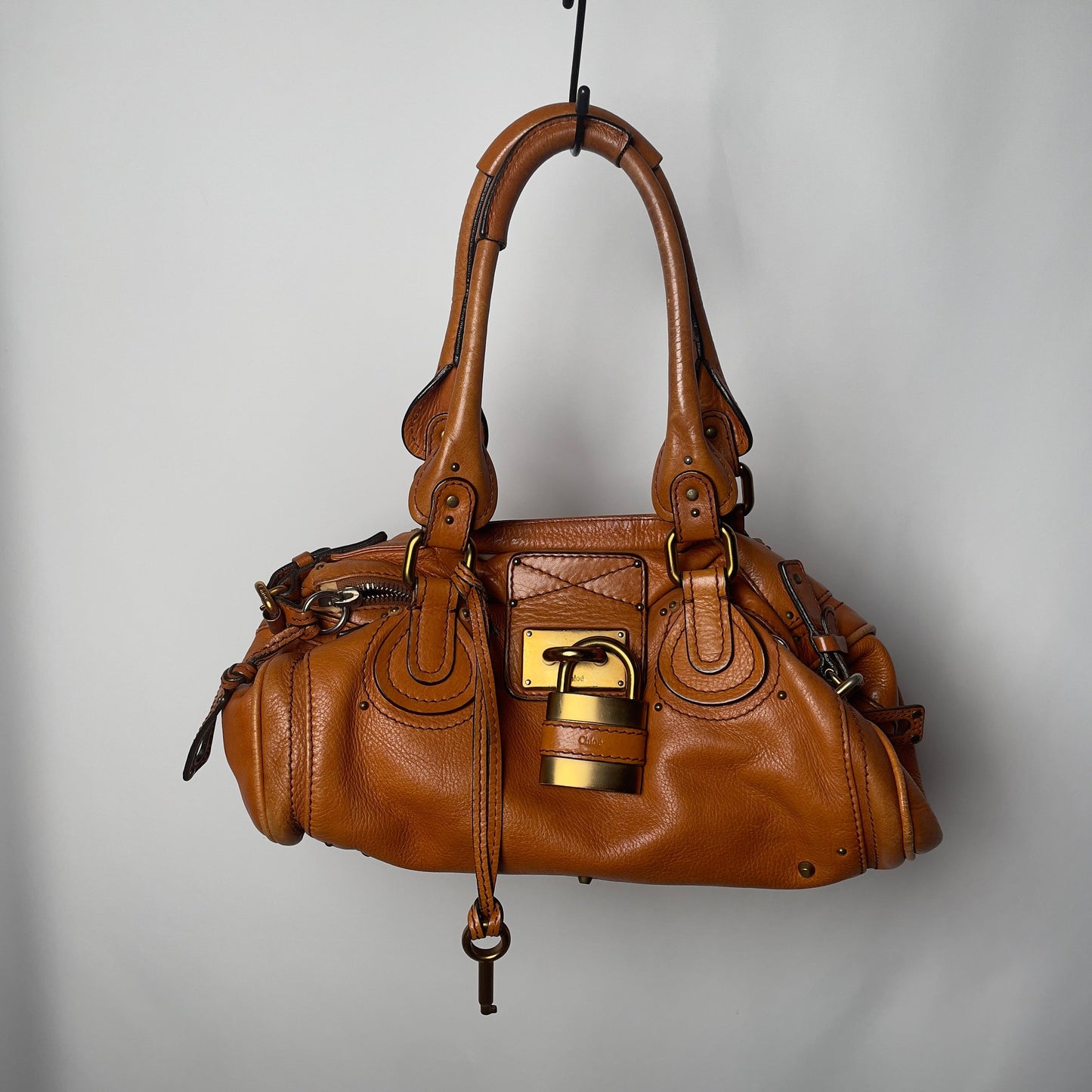 💎 Pre-owned CHLOÉ 2006 orange paddington 💎