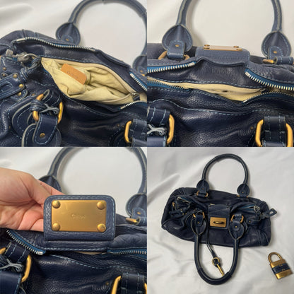 💎 Pre-owned CHLOÉ 2005 navy paddington 💎