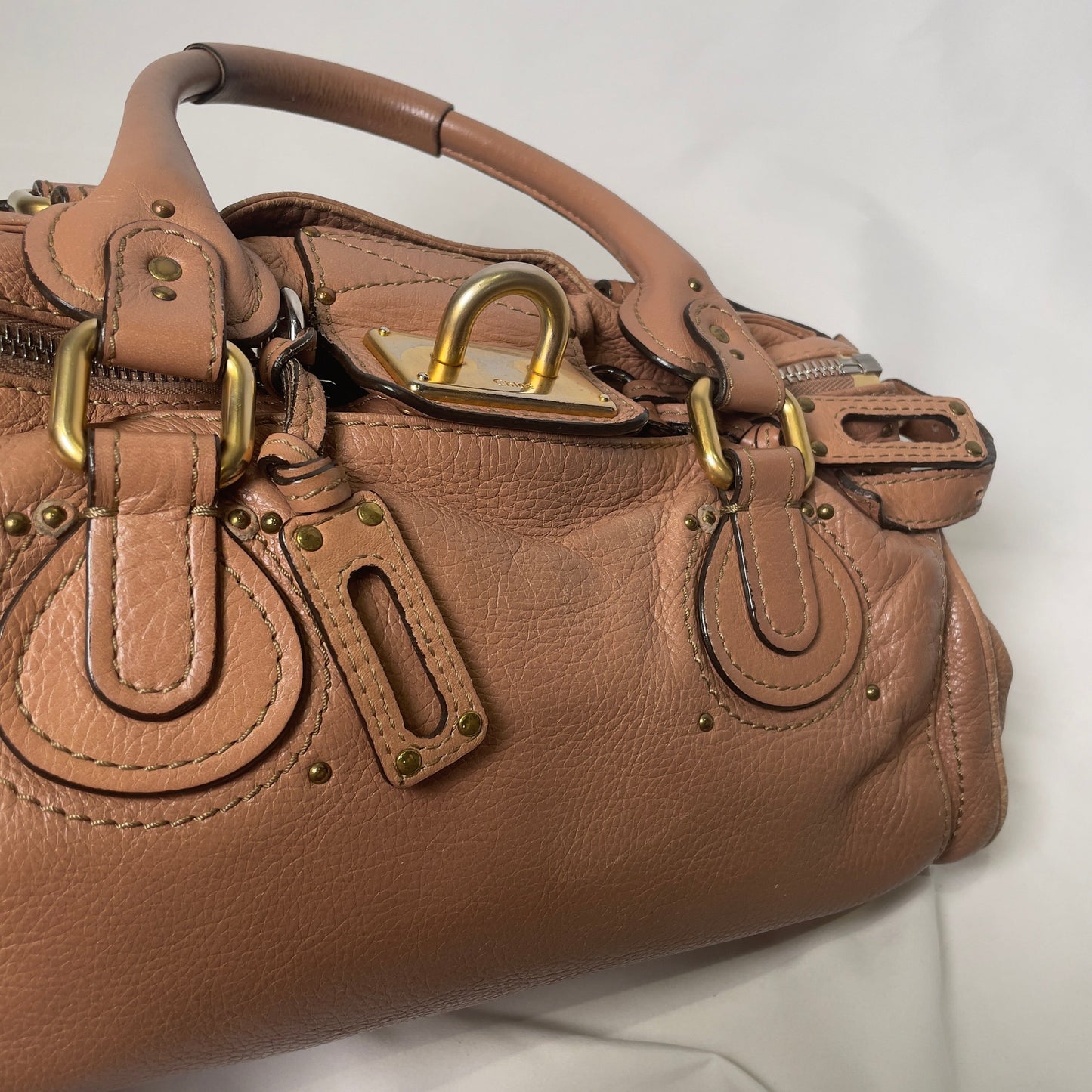 💎 Pre-owned CHLOÉ 2009 dusty rose paddington medium 💎