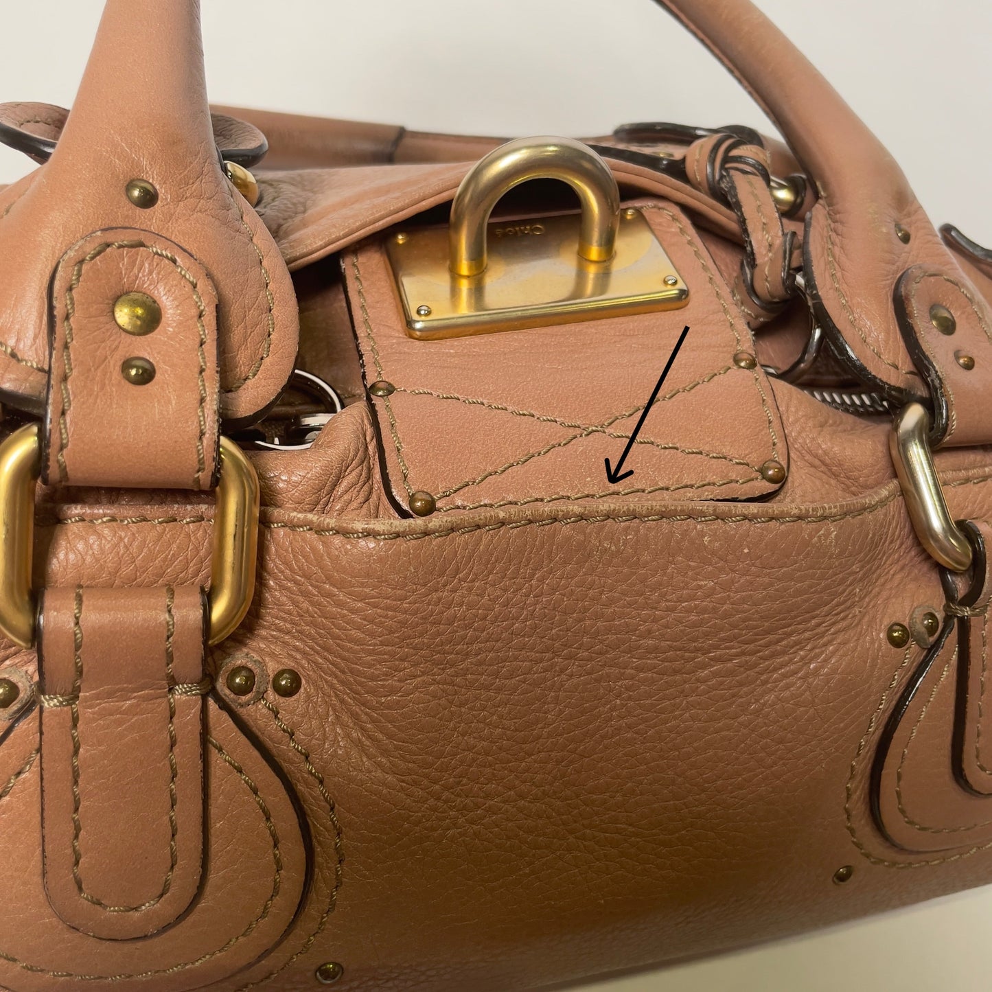 💎 Pre-owned CHLOÉ 2009 dusty rose paddington medium 💎