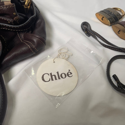 💎 Pre-owned CHLOÉ 2011 brown paddington bag Swarovski 💎