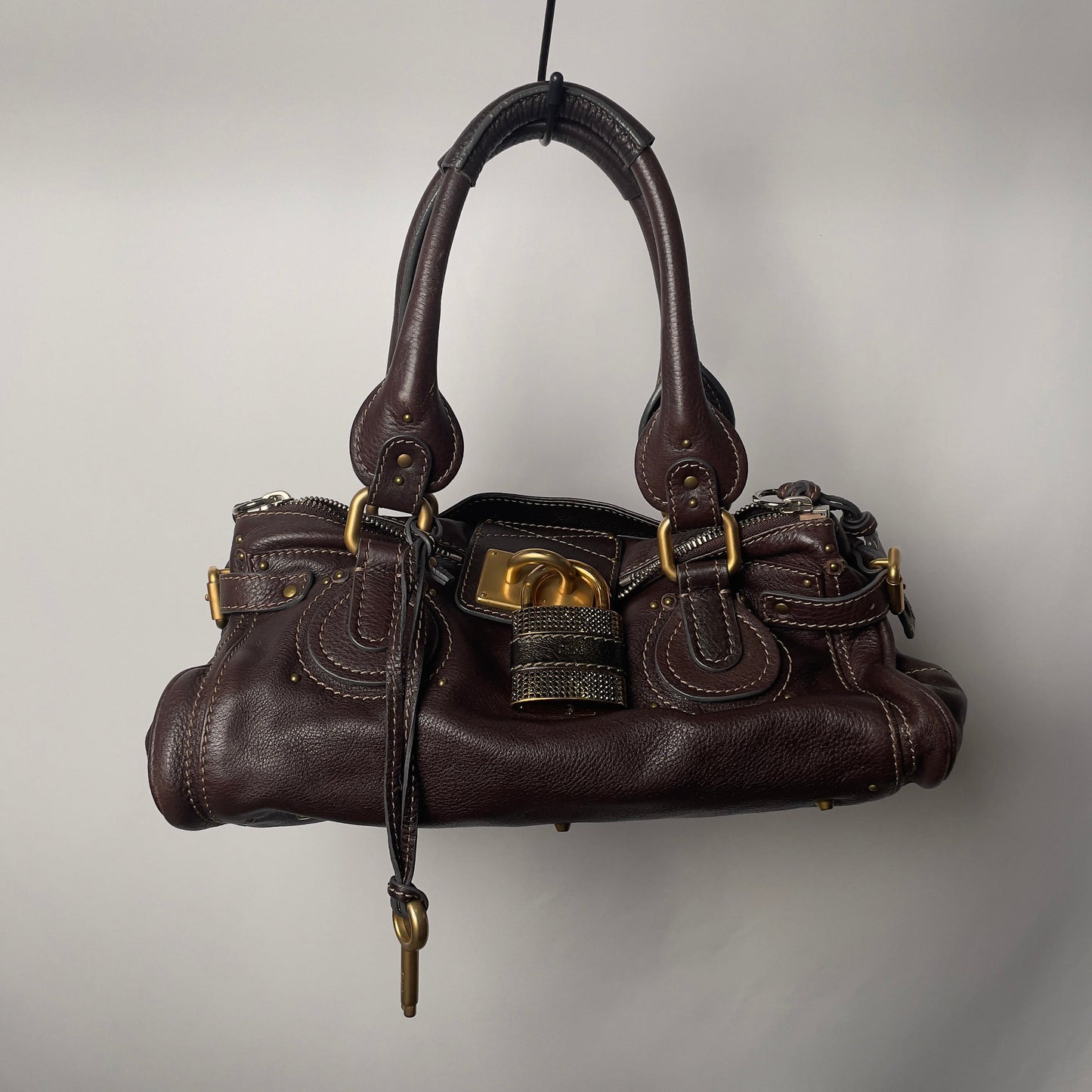 💎 Pre-owned CHLOÉ 2011 brown paddington bag Swarovski 💎